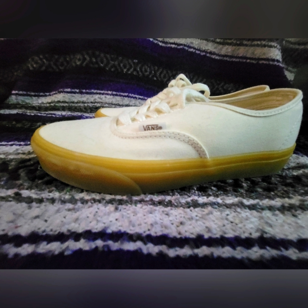Vans authentic organic cream gum wall shoes